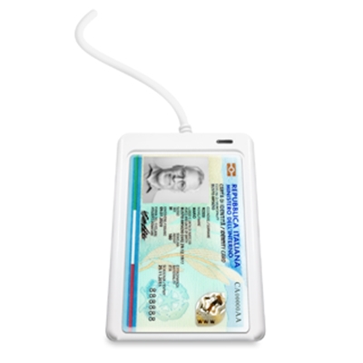 LETTORE  NFC CONTACTLESS PER CARTA DI IDENTITà ELETTRONICA ITALIANA CIE 3.0 ATLANTIS P005-CIEA211-EAN: 8026974022475