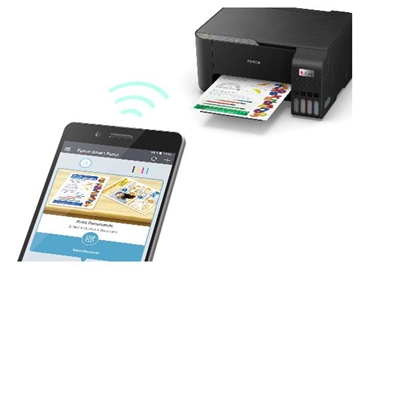 STAMPANTE EPSON MFC INK ECOTANK ET-2810 C11CJ67403 A4 3IN1 33PPM 100FG USB WIFI, WIFI DIRECT 1KIT FLAC