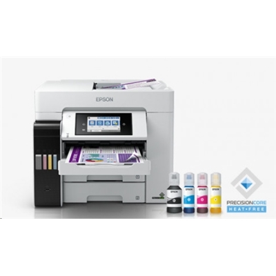 STAMPANTE EPSON MFC INK ECOTANK ET-5880 BUSINESS C11CJ28401 A4 4IN1 32PPM F/R 2X250FG ADF50 LCD PCL5 USB WIFI, WIFI DIRECT LAN