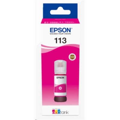 FLACONE EPSON 113 C13T06B340 MAGENTA 70ML 6.000PG PER ECOTANK ET-16600 ET-16650 ET-5800 ET-5850 ET-5880