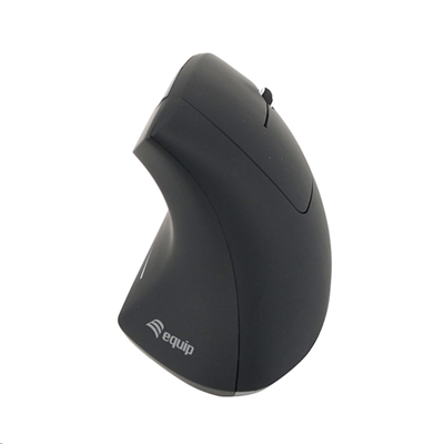 MOUSE CORDLESS USB ERGONOMICO EQUIP 245110 - NERO-