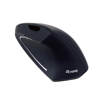 MOUSE CORDLESS USB ERGONOMICO EQUIP 245110 - NERO-