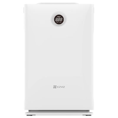 PURIFICATORE D ARIA EZVIZ AIR PURIFIER CON TECNOL.UV-C -FLTRO HEPA H11 PER RIMOZ.PM2.5 E POLLINI- TEMP.E UMIDITA -COP