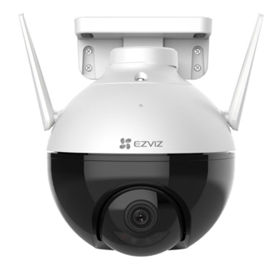 VIDEOCAMERA  WIRELESS EZVIZ C8C  FULL HD 1920X1080 -VIS.NOTTURNA A COLORI-IA. DIFESA ATT.CON LUCI-ROT.ORIZZ.352 /VERTICALE 95 