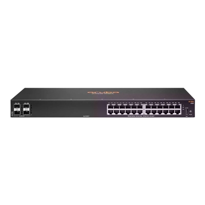 SWITCH HPE JL678A ARUBA 6100 24 PORTE 10/100/1000 + 4X 1GB/10GB SFP+ GAR A VITA FINO:07/05