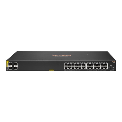 SWITCH HPE JL677A ARUBA 6100 24 PORTE 10/100/1000 POE+ (370W) + 4X 1GB/10GB SFP+ GAR A VITA FINO:07/05