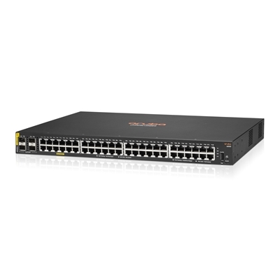 SWITCH R8N85A ARUBA CX 6000 48 X 10/100/1000G CLASS4 (POE 370W) + 4 X 1GB SFP GARANZIA A VITA LIMITATA FINO:07/05