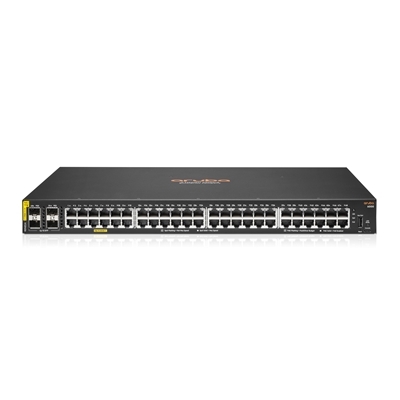 SWITCH R8N85A ARUBA CX 6000 48 X 10/100/1000G CLASS4 (POE 370W) + 4 X 1GB SFP GARANZIA A VITA LIMITATA FINO:07/05