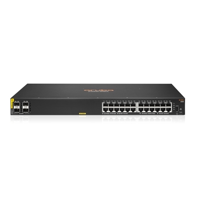 SWITCH R8N87A ARUBA CX 6000 24 X X10/100/1000 CLASS4 (POE 370W) + 4 X 1GB SFP GARANZIA A VITA LIMITATA FINO:07/05