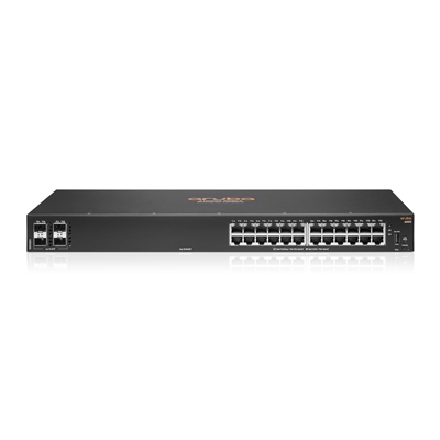 SWITCH R8N88A ARUBA CX 6000 24 X 10/100/1000 + 4 X 1GB SFP GARANZIA A VITA LIMITATA FINO:07/05