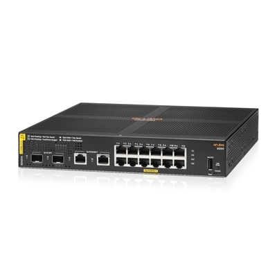 SWITCH R8N89A ARUBACX  6000 12 X 10/100/1000 CLASS4 (POE 139W) + 2 X 1GB BASET + 2 X 1GB SFP GARANZIA A VITA LIMITATA FINO:07/05