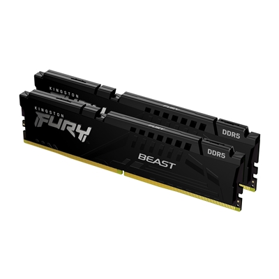 DDR5 32GB(2X16GB) 4800MHZ KF548C38BBK2-32 KINGSTON FURY BEAST BLACK CL38