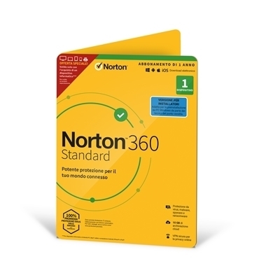 NORTON 360 STANDARD 2020 TECH BENCH BREVI ATTACH -- 1 DISPOSITIVO (21422613) - 25GB BACKUP