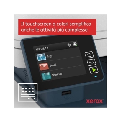 STAMPANTE MFC LASER XEROX B235V_DNI 4IN1 34PPM USB LAN WIFI AIRPRINT F/R 512MB LCD ADF 600X600DPI 1Y