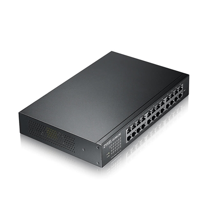 SWITCH 24P LAN GIGABIT ZYXEL GS1900-24E-EU0103F V3 SWITCH WEB MANAGED 24P GIGA SENZA VENTOLE- IPV6 VLAN