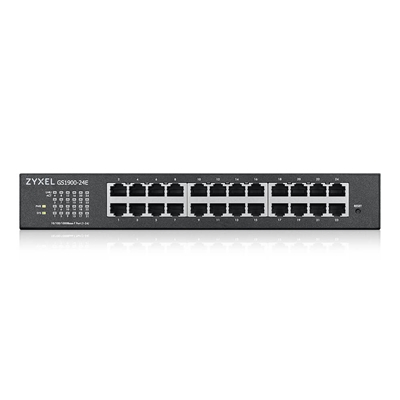 SWITCH 24P LAN GIGABIT ZYXEL GS1900-24E-EU0103F V3 SWITCH WEB MANAGED 24P GIGA SENZA VENTOLE- IPV6 VLAN