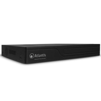 NVR IP ATLANTIS A11-NVR1600-4K FINO A 16CAN.-8MPIXEL A 25FSP -H264 E H265- SUPP.PTZ VIA IP - USCITA HDMI 4K