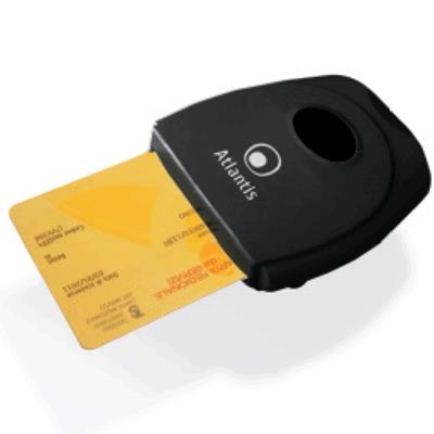 CARD READER X SMART CARD ATLANTIS P005-SMARTCR-U USB X HOMEBANKING/FIRMADIGITALE/ETC - EAN 8026974013206 -GARANZIA 2 ANNI-