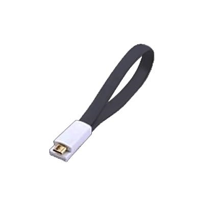 CAVO USB-MICRO USB PER SMARTPHONE E TABLET ATLANTIS P019-UMC-BK-0.2- COLORE NERO 0.2MT- CONTATTI MAGNETICI-EAN: 8026974016849