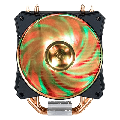 VENTOLA X CPU COOLER MASTER MAP-T4PN-220PC-R1 MASTERAIR MA410P INTEL LGA775/2066 AMD AM4/FM2+ 12X12X2.5CM 6-30DBA 650-2000RPM 4P