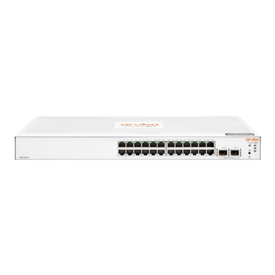 SWITCH ARUBA ISTANT ON JL812A 1830-24G MANAGED 24X10/100/100 + 2XSFP 1GBE GARANZIA A VITA FINO:07/05