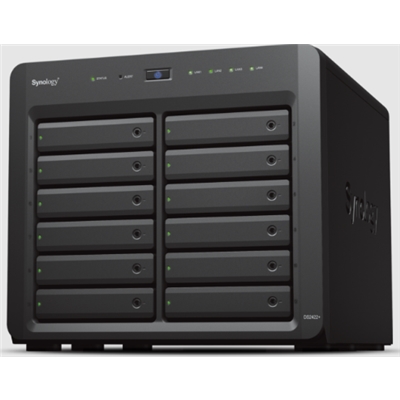 NAS SYNOLOGY DS2422+ 12HD 3.5''/2.5''SATA2/3>NO HD<4P 1GBE 1P PCIE.-DDR4 4GB- QUADCORE AMD RYZEN -GAR.3 ANNI