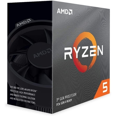 CPU AMD RYZEN 5 4500 3.6GHZ(4.1GHZ BOOST) 6CORE 11MB 100-100000644BOX AM4 65W BOX STEALTH COOLER - GARANZIA 3 ANNI