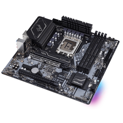 MB ASROCK H670M PRO RS H670 LGA1700 4XDDR4DC-5333O.C. 1XPCIE4.0X16 HDMI DP USB3.2 4XSATA3R M.2 GBLAN MATX 90-MXBHK0-A0UAYZ