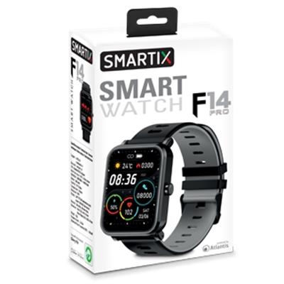 SMART WATCH WIRELESS ATLANTIS SM60-F14 PRO SUPP.BLUETOOTH 5.0- DISPLAY TOUCH SCREEN TFT COLORI 1.69