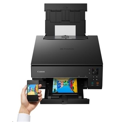 STAMPANTE CANON MFC INK PIXMA TS6350A BLACK 3774C066 A4 3IN1 5INK 15IPM, F/R USB WIFI AIRPRINT, CLOUD PRINT (NO BT)