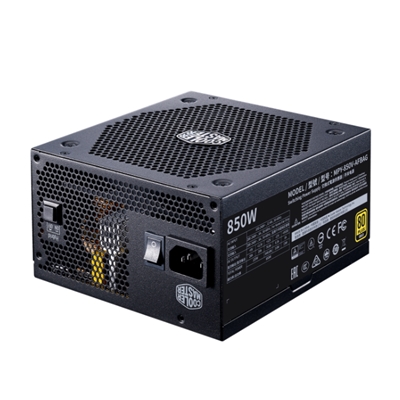 ALIMENTATORE ATX 850W COOLERMASTER V850 GOLD-V2 MPY-850V-AFBAG-EU PFC ATTIVO 80+ GOLD FULL MODULARE 240VAC FAN135MM CAVO EU