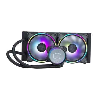 DISS A LIQUIDO COOLER MASTER MLX-D24M-A18P2-R1 MASTERLIQUID 240 ILLUSION INT. LGA2066>1200 AMD AM4>FM1 277X119,6X27,2MM