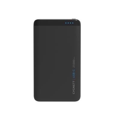 POWERBANK CYGNETT CY2436PBCHE 27000MAH 72W NERO - X SMARTPHONE E TABLET- CONN.USB-USB C E MICROUSB