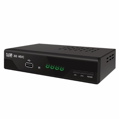 DECODER ENCORE EN-DVBT2 DIGITALE TERRESTRE DVB-T2 HD MPEG-2/4 H.264/5 HDMI USB