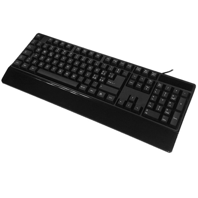 TASTIERA ENCORE EN-KBD-51 ITALIANA USB CON POGGIAPOLSI NERA CAVO1,8MT