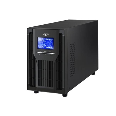 UPS FSP FORTRON CHAMP 1K TOWER 1000VA/900W ONLINE PURE SINEWAVE LCD CONVERTER/ECO MODE SNMP USB RS-232 2*12V/9AH 3*IEC