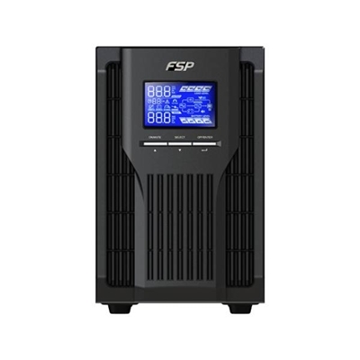 UPS FSP FORTRON CHAMP 1K TOWER 1000VA/900W ONLINE PURE SINEWAVE LCD CONVERTER/ECO MODE SNMP USB RS-232 2*12V/9AH 3*IEC