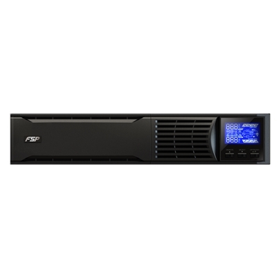 UPS FSP FORTRON CHAMP 2K RACK 2000VA/1800W ONLINE PURE SINEWAVE LCD CONVERTER/ECO MODE SNMP USB RS-232 4*12V/9AH 3*SCHUKO