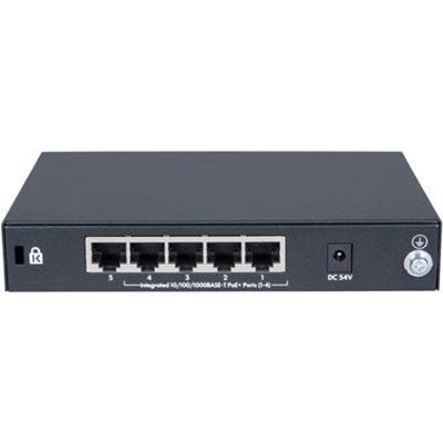 SWITCH HP JH328A 1420 5G POE+ (32W) SWITCH UNMANAGED 5 X RJ45 AUTOSENSING 10/100/1000 POE+ PORTS LIMITED LIFETIME WAR FINO:07/05