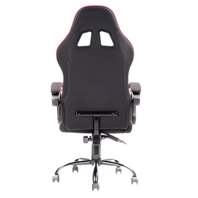 SEDIA GAMING ITEK RHOMBUS FF10 - TESSUTO, DOPPIO CUSCINO, SCHIENALE RECLINABILE, NERO ROSSO (ITCGFF10BR)