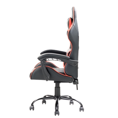 SEDIA GAMING ITEK RHOMBUS PF10 - PVC, DOPPIO CUSCINO, SCHIENALE RECLINABILE, NERO ROSSO (ITCGPF10BR)