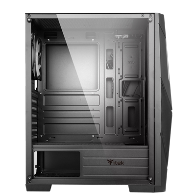 CABINET ITEK SPACIRC VO - GAMING MIDDLE TOWER, 2X12CM ARGB FAN, USB3 (ITGCASCVO)