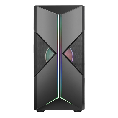 CABINET ITEK SPACIRC XO - GAMING MIDDLE TOWER, 2X12CM ARGB FAN, USB3 (ITGCASPXO)