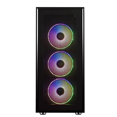 CABINET ITEK VERTIBRA H210 - GAMING MIDDLE TOWER, 4X12CM ARGB FAN, 2XUSB3, SIDE PANEL TEMP GLASS (ITGCAVH210)