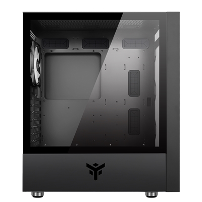 CABINET ITEK VERTIBRA H210 - GAMING MIDDLE TOWER, 4X12CM ARGB FAN, 2XUSB3, SIDE PANEL TEMP GLASS (ITGCAVH210)