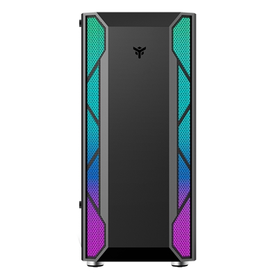 CABINET ITEK VERTIBRA X210 - GAMING MIDDLE TOWER, 12CM ARGB FAN, 2XUSB3, SIDE PANEL TEMP GLASS (ITGCAVX210)