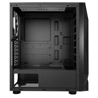 CABINET ITEK ITGCATRK40E THE ROCK EVO - GAMING MIDDLE TOWER, USB3, 12CM ARGB FAN, SIDE PANEL TEMP GLASS