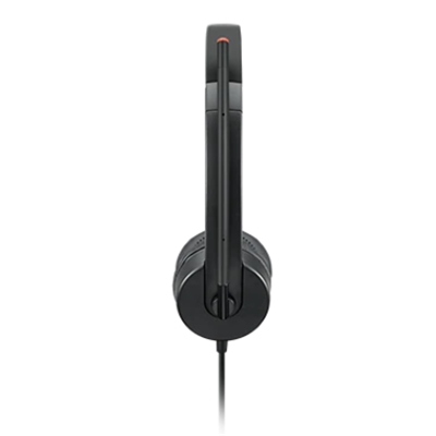 CUFFIE+MICROFONO LENOVO 4XD0K25030 ANALOGICHE BLACK CAVO 1,2MT 0,11KG PLUG-AND-PLAY