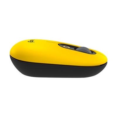 MOUSE LOGITECH RETAIL POP BLAST YELLOW WIRELESS BLUETOOTH OTTICO 104,8X59,4X35,2MM P/N 910-006546