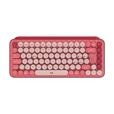 TASTIERA LOGITECH RETAIL POP KEYS HEARTBREAKER ROSE WIRELESS BLUETOOTH TASTI EMOJI 138,47X321,2X35;4MM P/N 920-010727